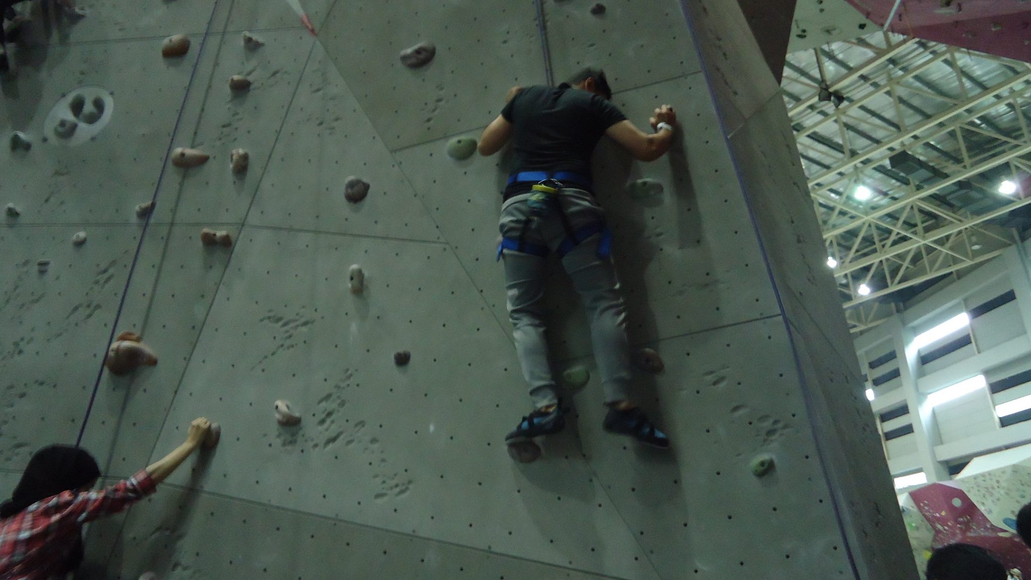 Wall climbing, indoor route