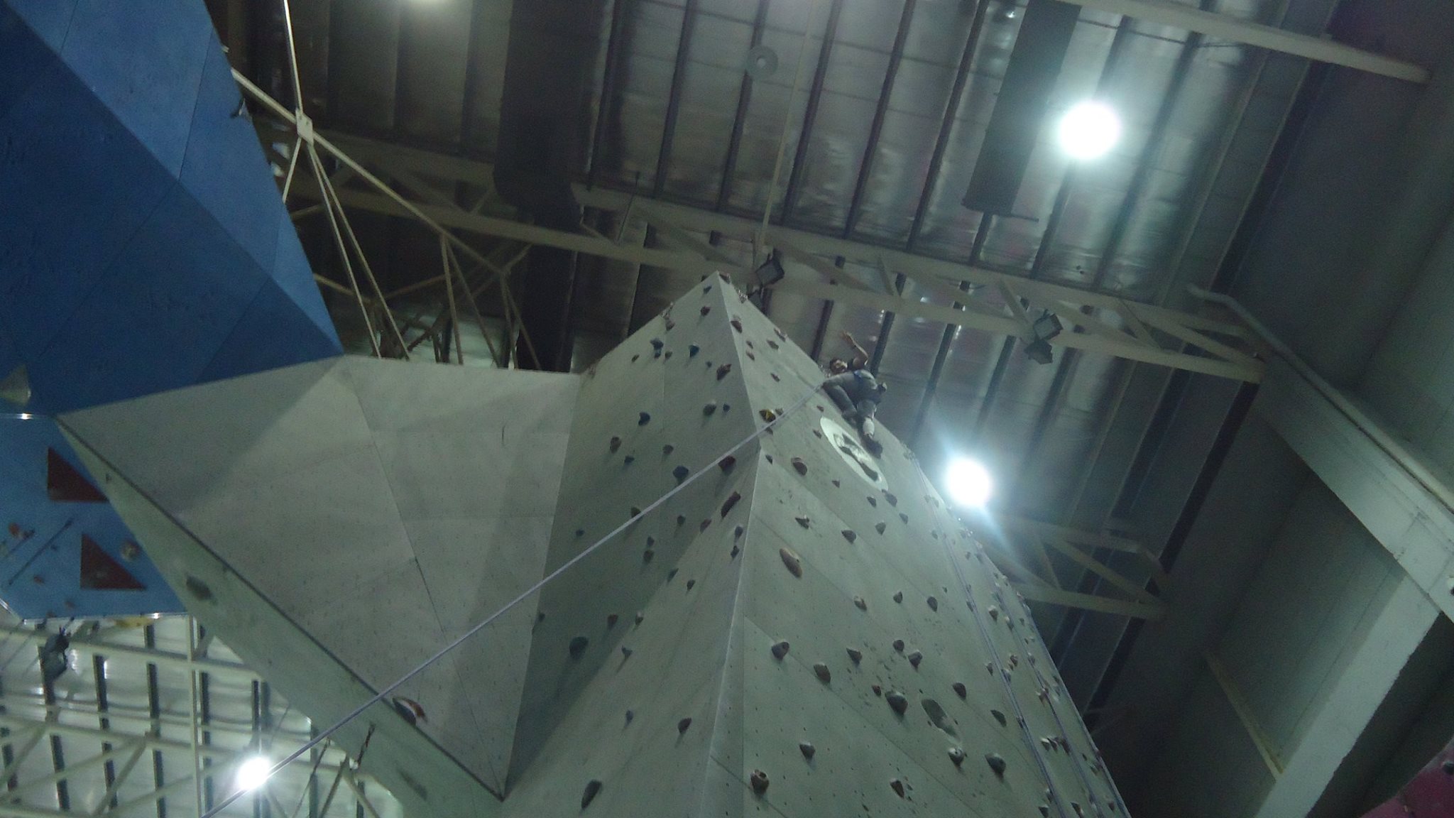 Wall climbing, top rope